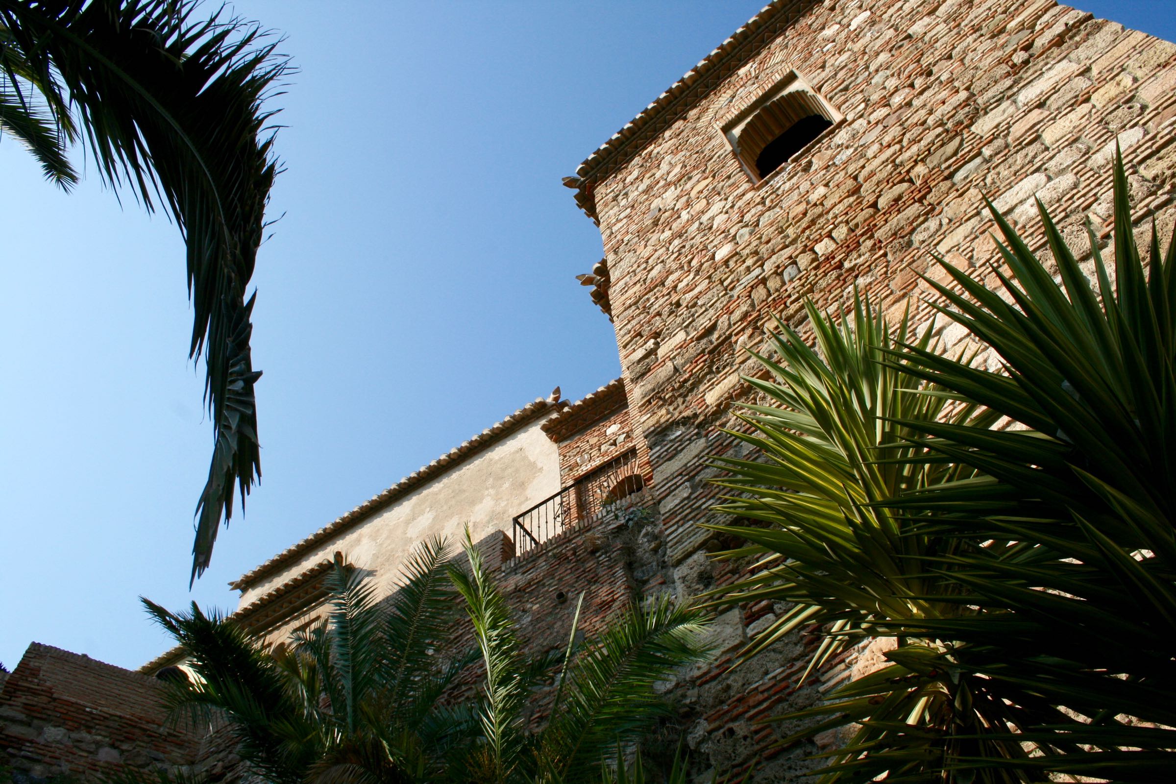 Gebäude der Alcazaba in Málaga, Andalusien, Spanien