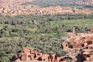 Blick über Tinghir, Marokko