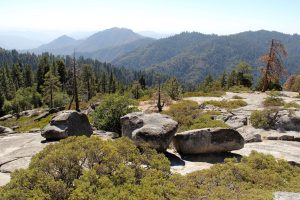Blick über die Sierra Nevada, Kalifornien, USA