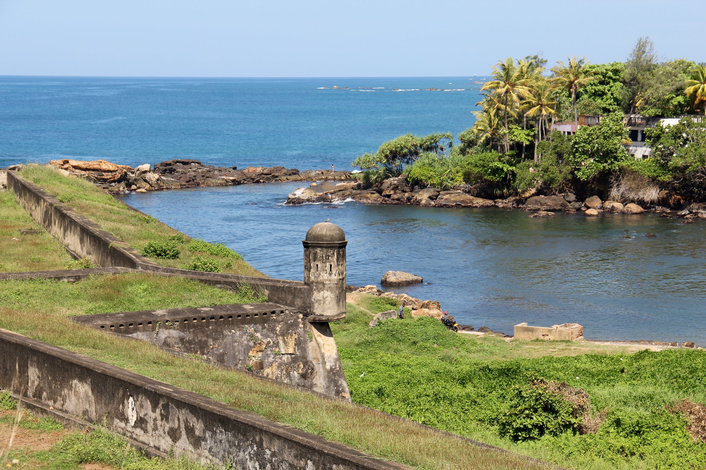 Blick von der Festung von Galle, Sri Lanka