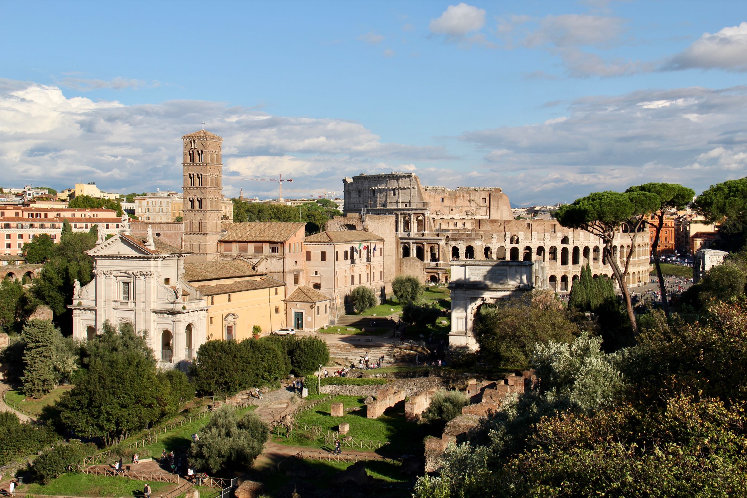 Blick vom Palatin, Rom, Italien
