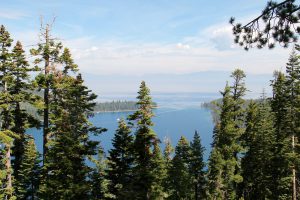 Blick auf Lake Tahoe, Kalifornien, USA