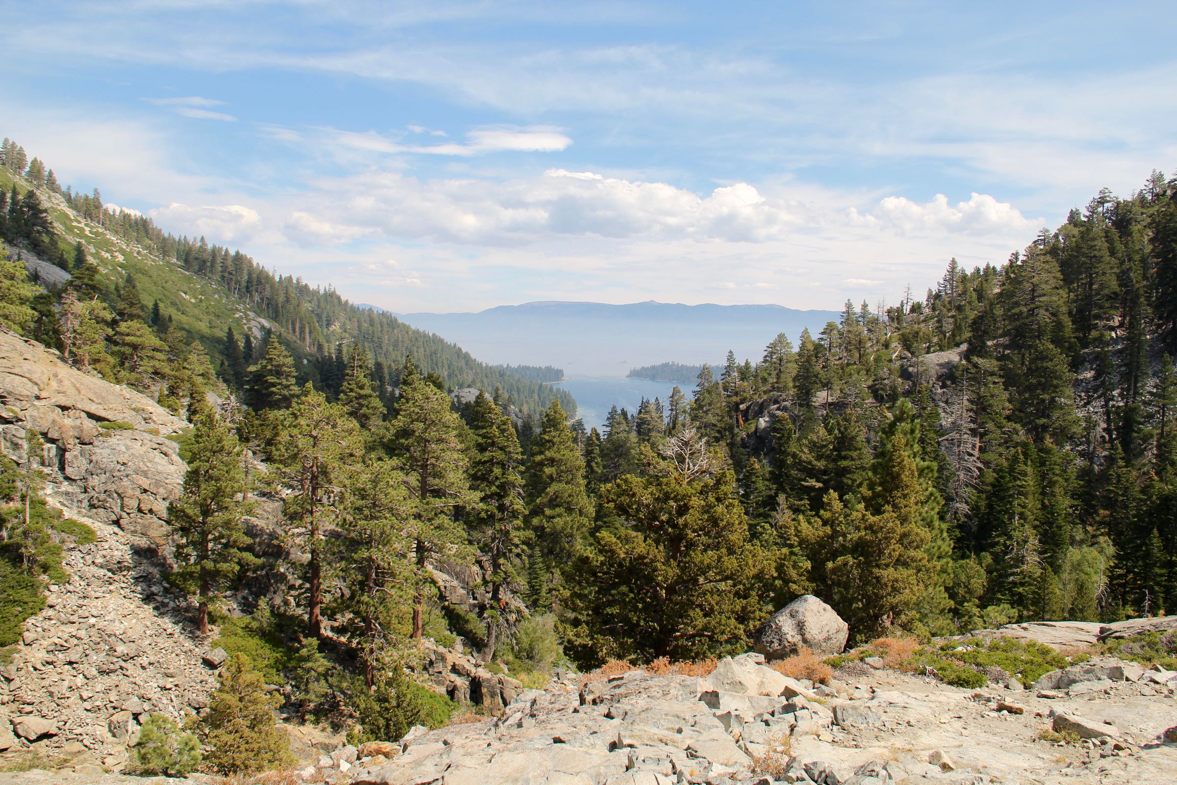 Blick auf Lake Tahoe, Kalifornien, USA