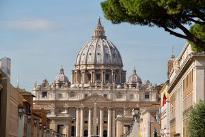 Blick auf den Petersdom, Rom, Italien