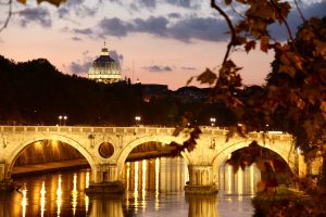 Brücke am Tiber, Rom, Italien
